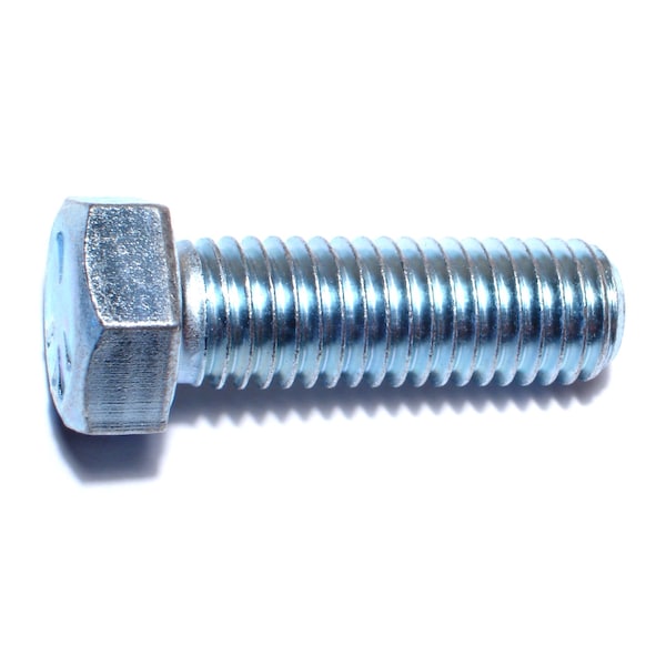 Midwest Fastener Grade 5, 9/16"-12 Hex Head Cap Screw, Zinc Plated Steel, 1-3/4 in L, 4 PK 63144 - main